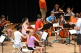 Viola, Cello, Bass ensemble rehearsal