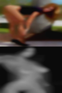 He is nude woman about 6' tall.